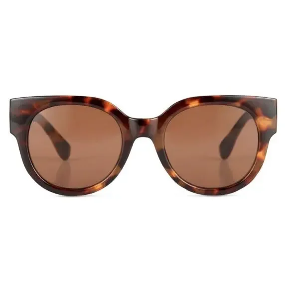 New Harper + Roe Brown Demi Tortoise Shell Sunglasses - Picture 2 of 6